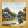 1_Soothing Stream 24" Square Outdoor Canvas Wall Art