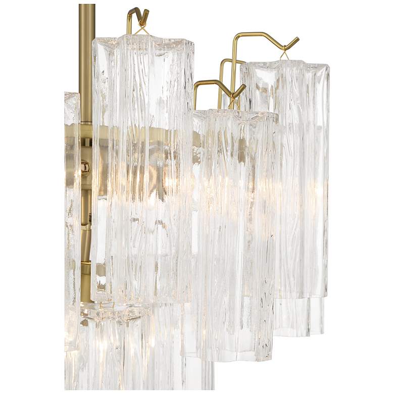 Image 6 Sophia 17.75" Wide 5-Light Brass Semi Flush Mount w/ Clear Shade more views