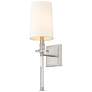 1_Sophia 20 1/4" High Brushed Nickel Wall Sconce