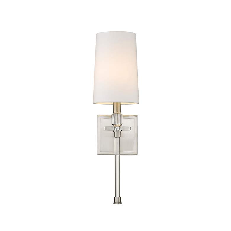 Image 2 Sophia 20 1/4" High Brushed Nickel Wall Sconce more views