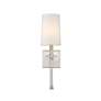 2_Sophia 20 1/4" High Brushed Nickel Wall Sconce more views