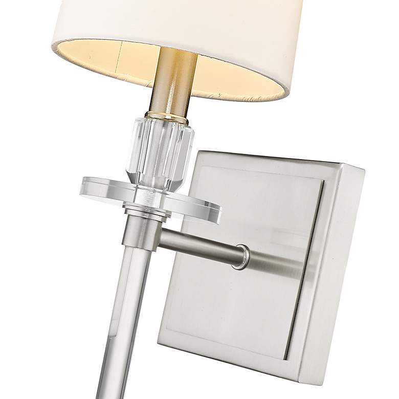 Image 4 Sophia 20 1/4" High Brushed Nickel Wall Sconce more views
