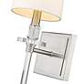 4_Sophia 20 1/4" High Brushed Nickel Wall Sconce more views