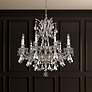 1_Sophia 30"H x 28"W 9-Light Crystal Chandelier in Antique Silver