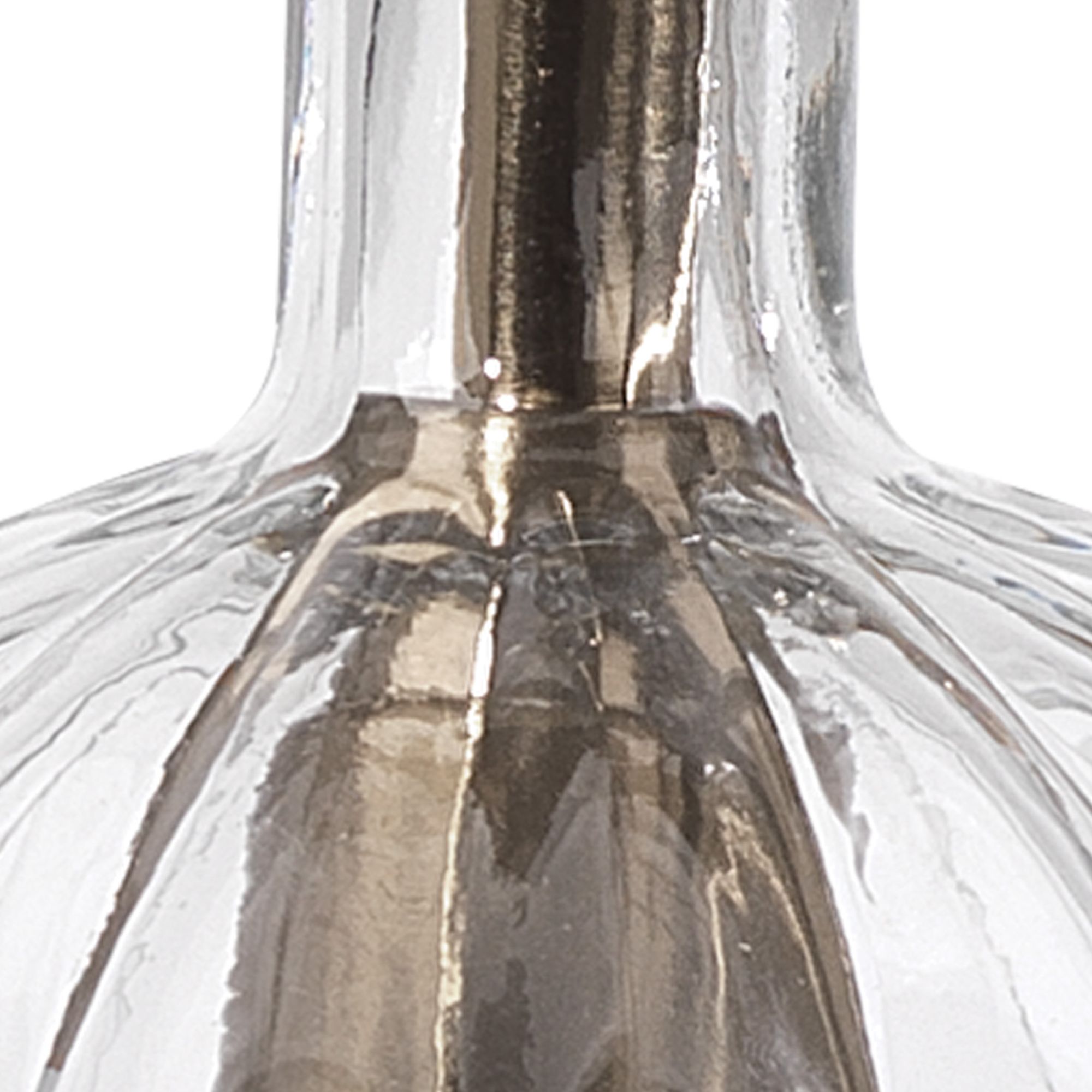 Image 4 Sophia 6 1/4" Wide Clear Glass with Brass Mini Pendant more views