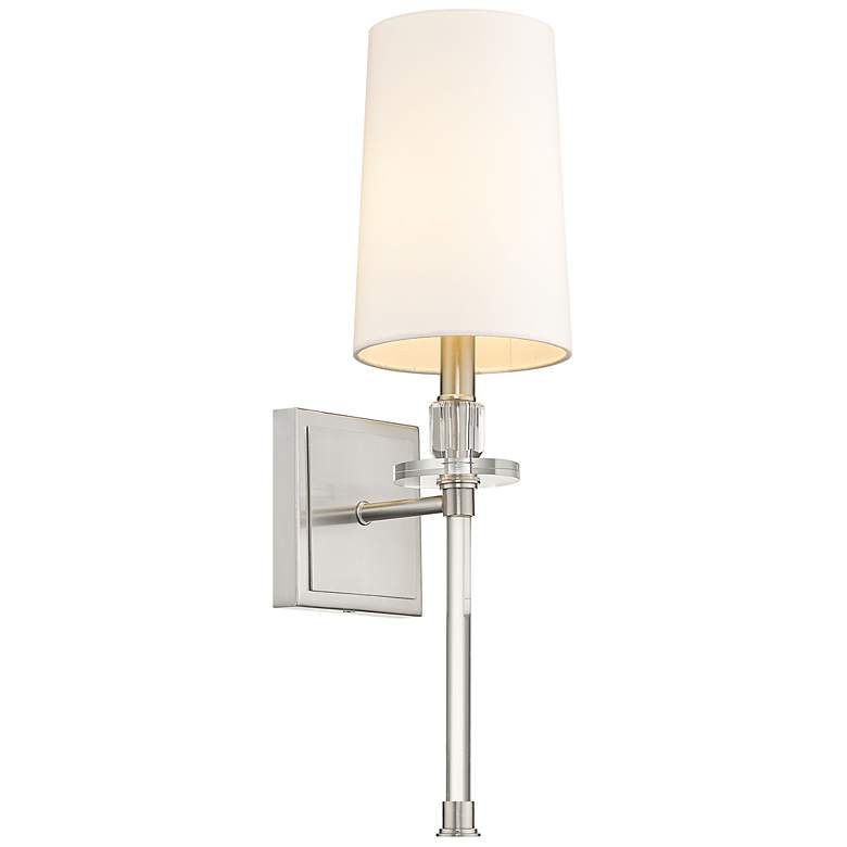 Image 1 Sophia by Z-Lite Brushed Nickel 1 Light Wall Sconce