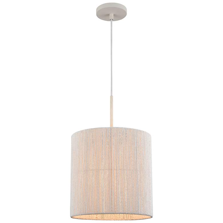 Image 1 Sophie 12 inch Wide 1-Light Pendant - White Coral