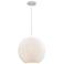 Sophie 14" Wide 1-Light Pendant - White Coral