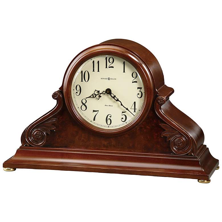 Image 1 Sophie 20 1/2 inch Wide Musical Chimes Mantel Clock