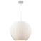 Sophie 20" Wide 3-Light Pendant - White Coral