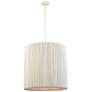 Sophie 23" Wide 3-Light Pendant - White Coral
