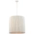 Sophie 23" Wide 3-Light Pendant - White Coral