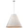 Sophie 30" Wide 4-Light Pendant - White Coral