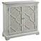 Sophie 38" Wide Weathered Sea Gray 2-Door Accent Cabinet