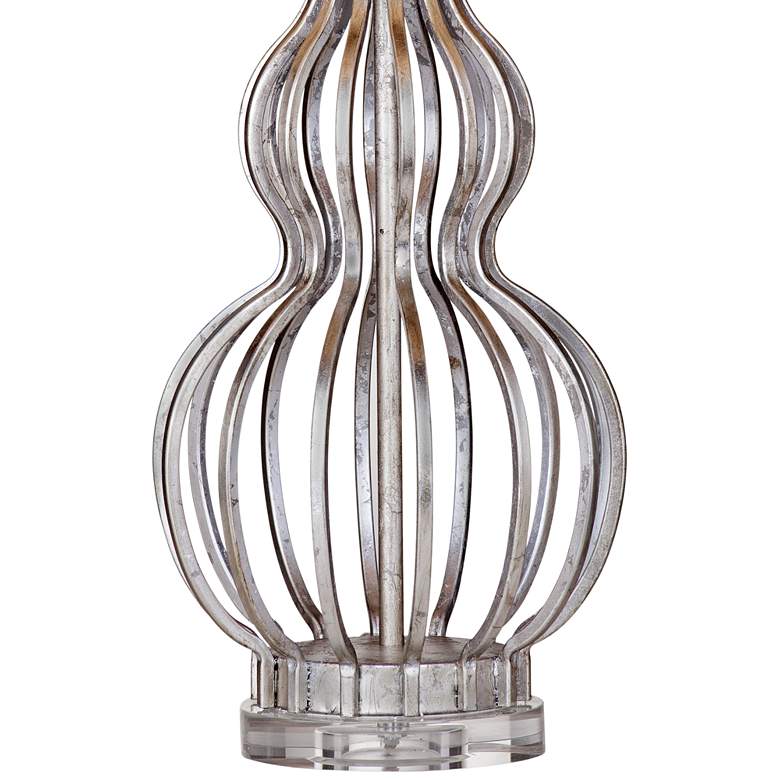 Image 3 Sophie Silver Leaf Metal Table Lamp more views