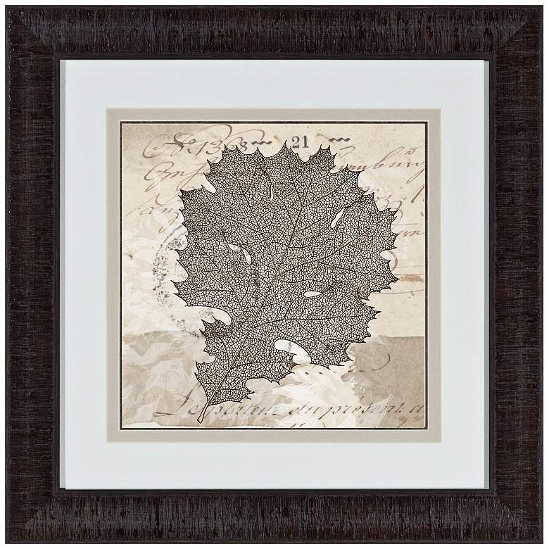 Image 1 Sophisticated Botany II 17 inch Square Framed Wall Art
