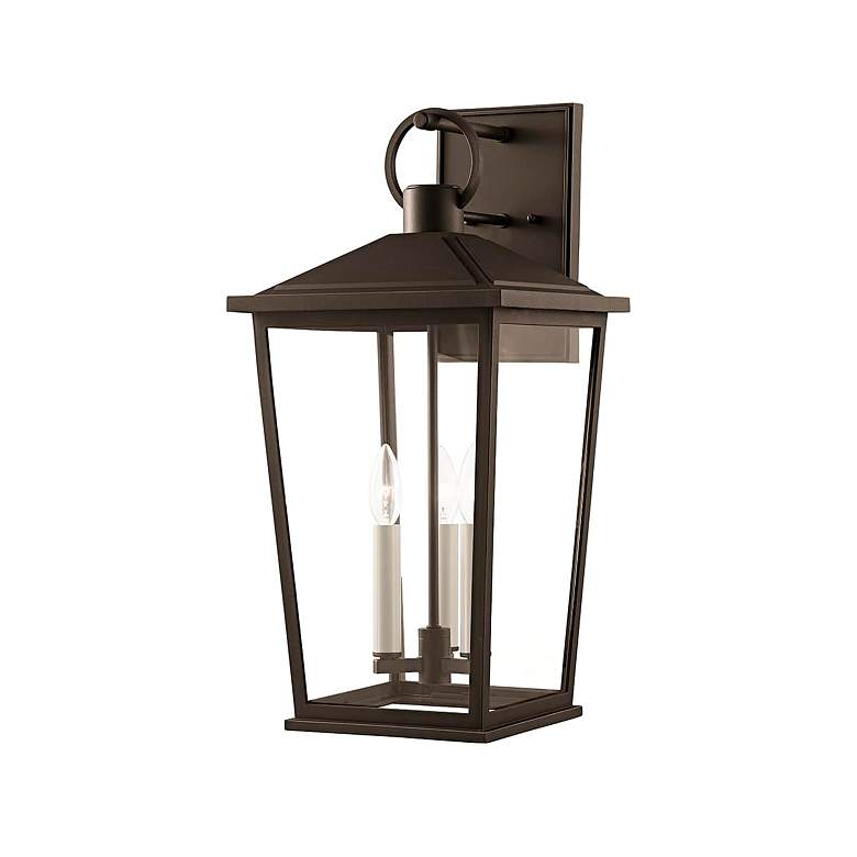 Image 1 Soren 23" High Textured Bronze Outdoor Wall Light