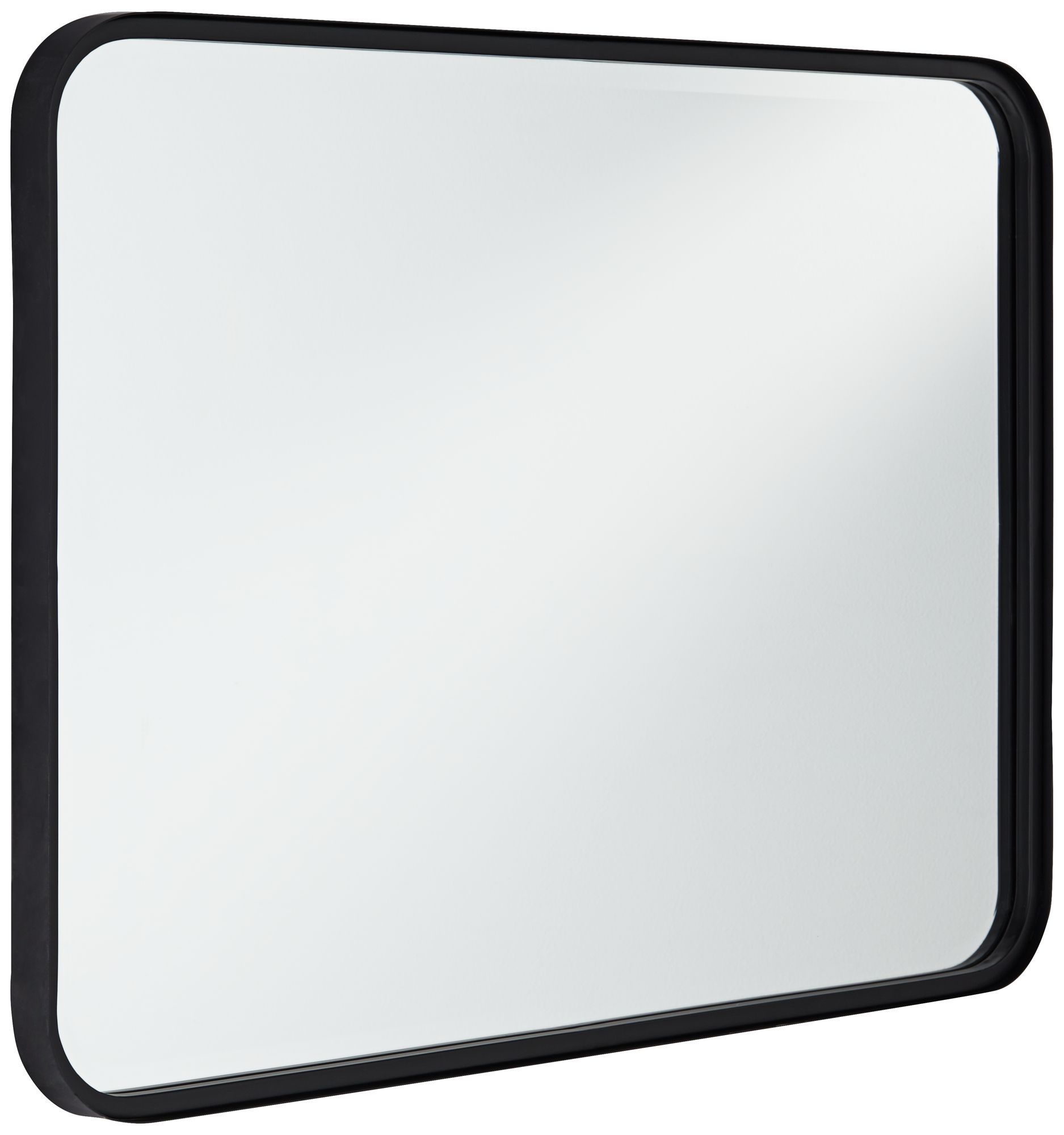 Image 7 Soren Black 24" x 34" Rounded Edge Rectangular Mirrors Set of 2 more views