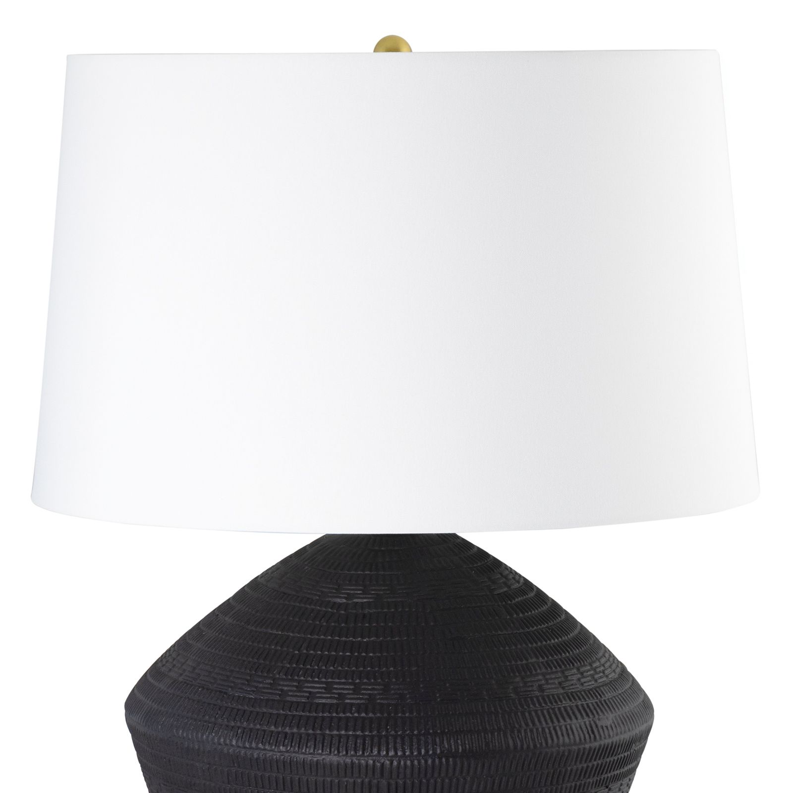 Image 3 Soren Ceramic Table Lamp (Black) more views