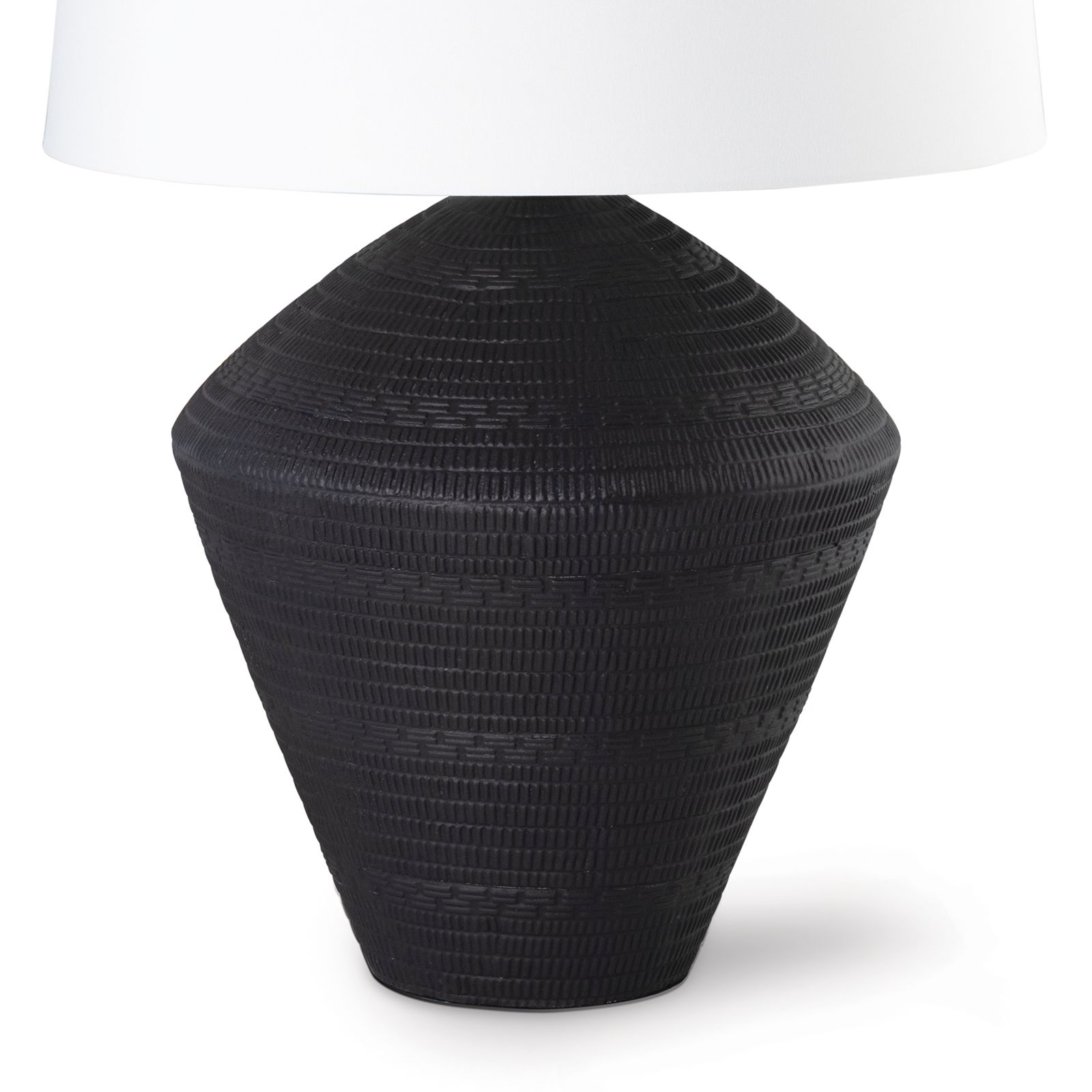 Image 4 Soren Ceramic Table Lamp (Black) more views