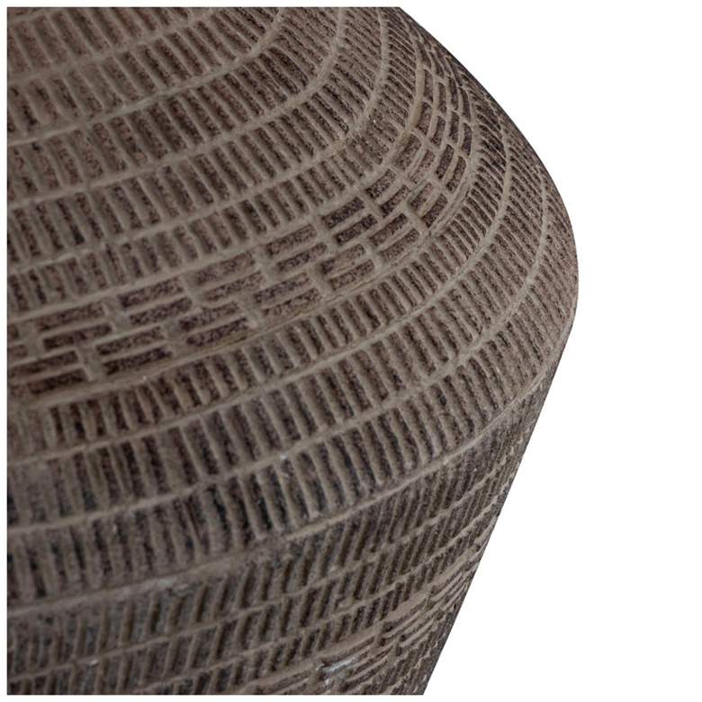 Image 3 Soren Ceramic Table Lamp (Brown) more views