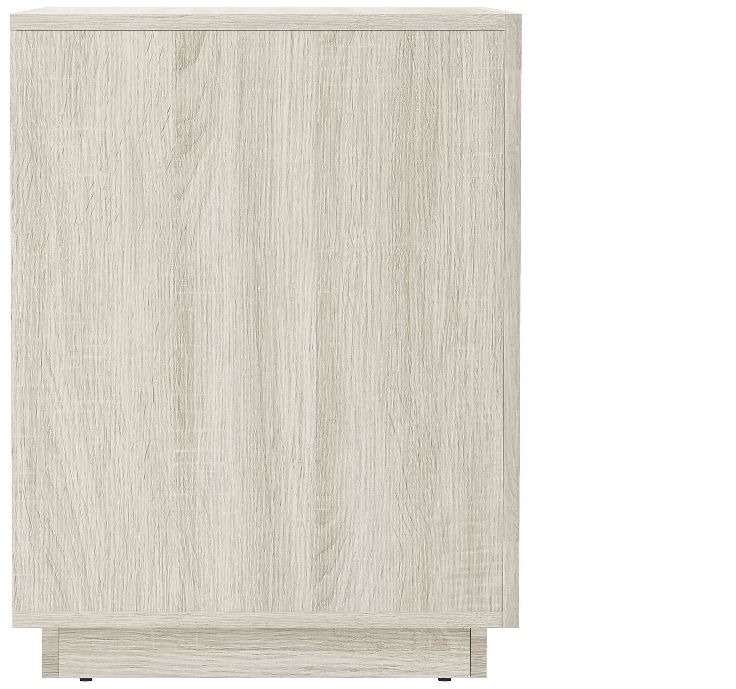 Image 7 Soren Contemporary 26" Nightstand in Whitewashed Oak (2-Drawer) more views