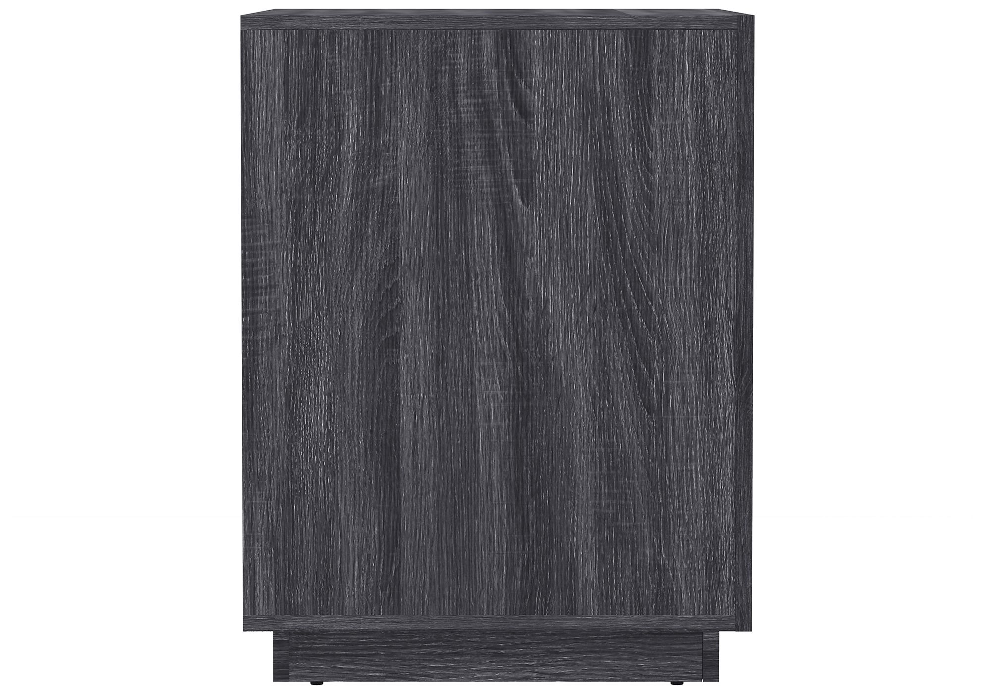 Image 7 Soren Contemporary 32" Nightstand in Charcoal Gray (1-Drawer) more views