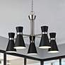 2_Soriano 27" Wide Brushed Nickel 5-Light Chandelier