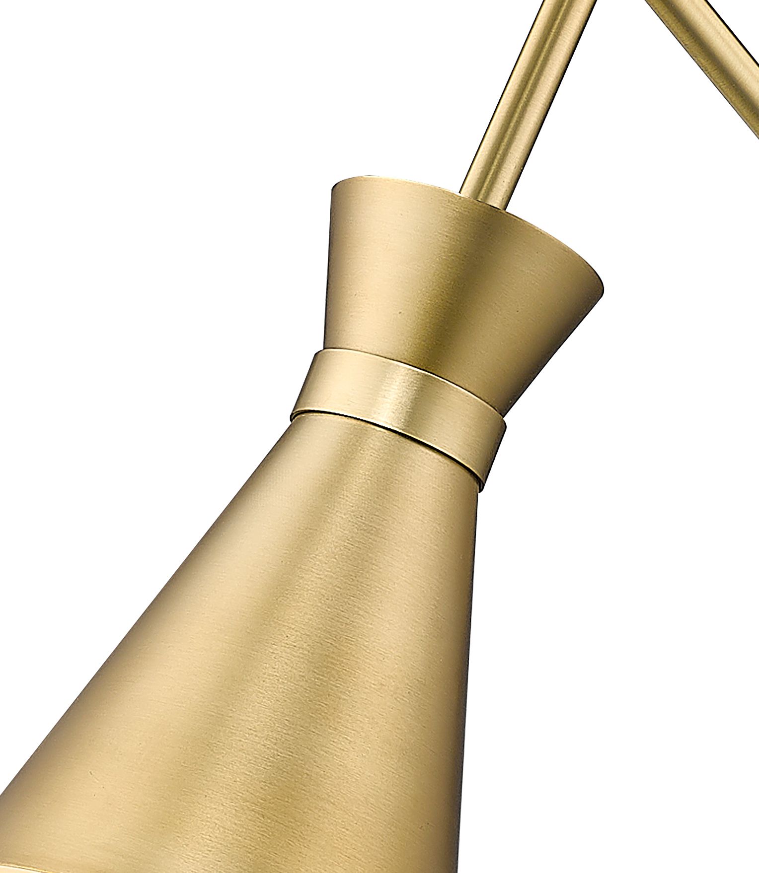 Soriano 6 1/4" High Modern Gold Adjustable Wall Sconce in scene