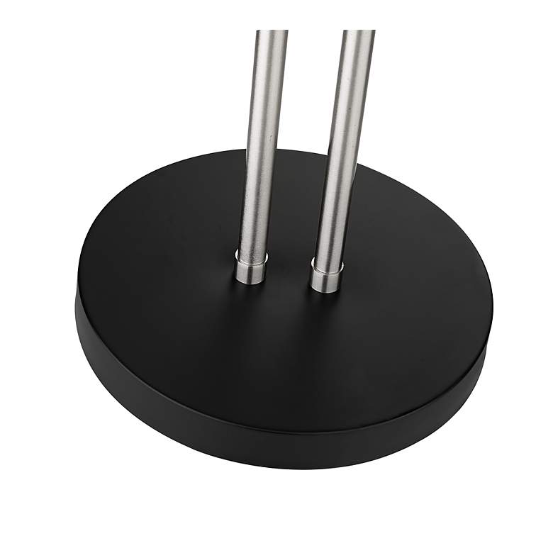 Image 6 Soriano Brushed Nickel and Matte Black 2-Light Floor Lamp more views