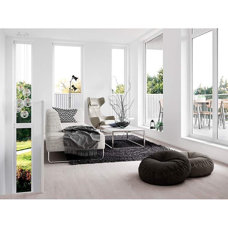 Image 7 Soriano Brushed Nickel and Matte Black 2-Light Floor Lamp more views