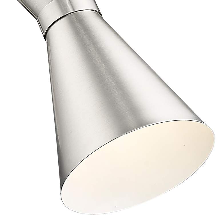 Image 4 Soriano Brushed Nickel Swing Arm Wall Lamp more views