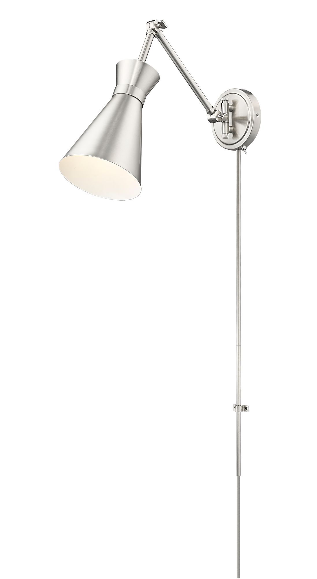 Image 7 Soriano by Z-Lite Brushed Nickel 1 Light Wall Sconce more views