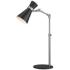 Soriano by Z-Lite Matte Black + Brushed Nickel 1 Light Table Lamp