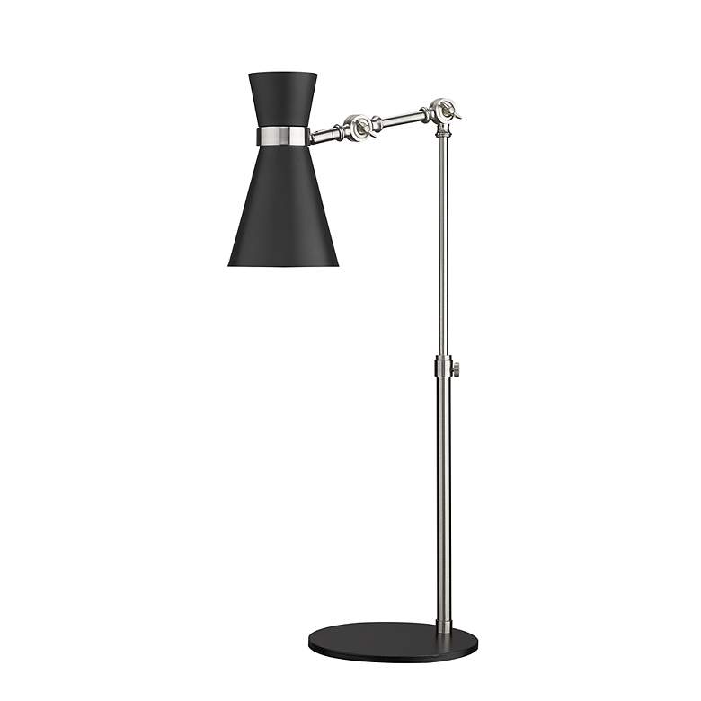 Image 4 Soriano by Z-Lite Matte Black + Brushed Nickel 1 Light Table Lamp more views