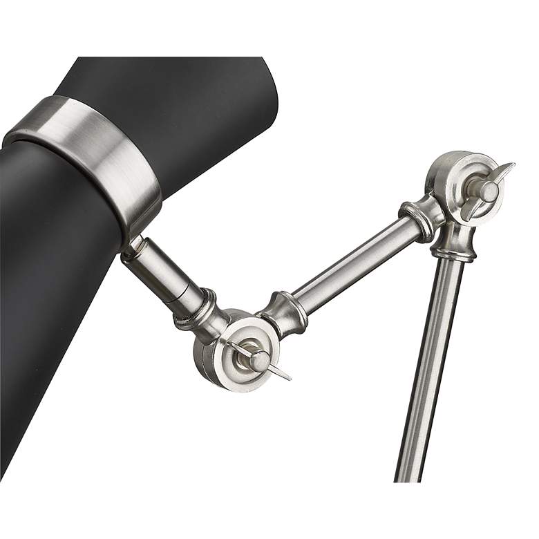 Image 6 Soriano by Z-Lite Matte Black + Brushed Nickel 1 Light Table Lamp more views