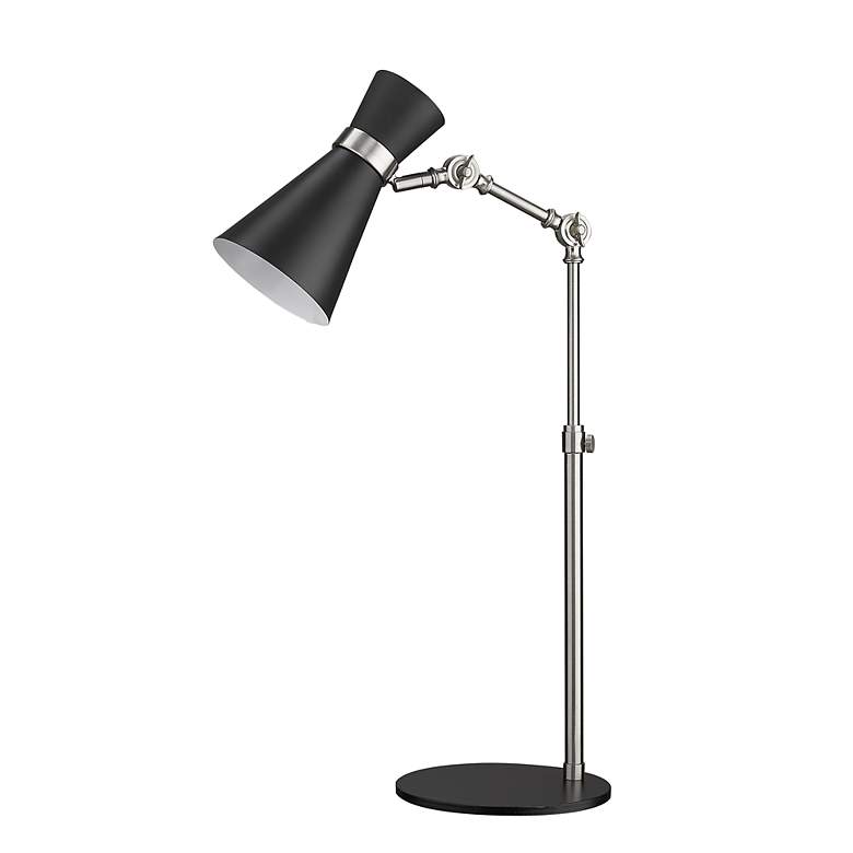 Image 7 Soriano by Z-Lite Matte Black + Brushed Nickel 1 Light Table Lamp more views