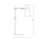 Soriano by Z-Lite Matte Black + Brushed Nickel 1 Light Table Lamp