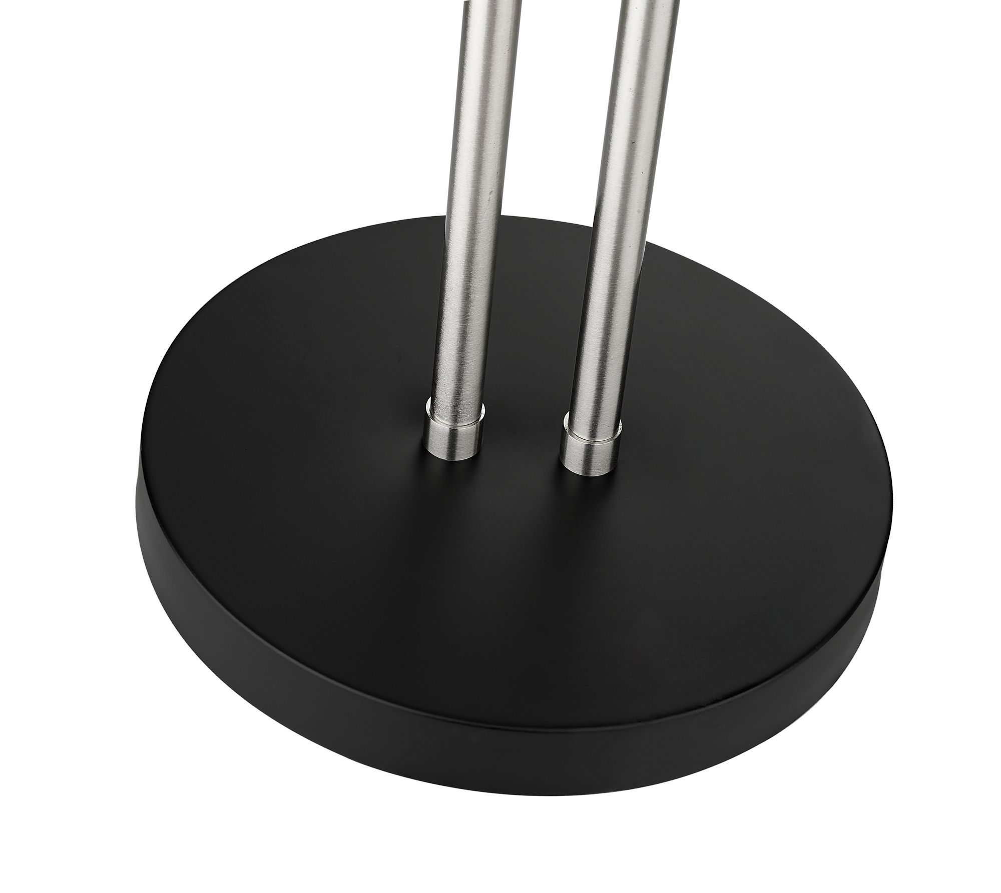 Image 6 Soriano by Z-Lite Matte Black + Brushed Nickel 2 Light Floor Lamp more views