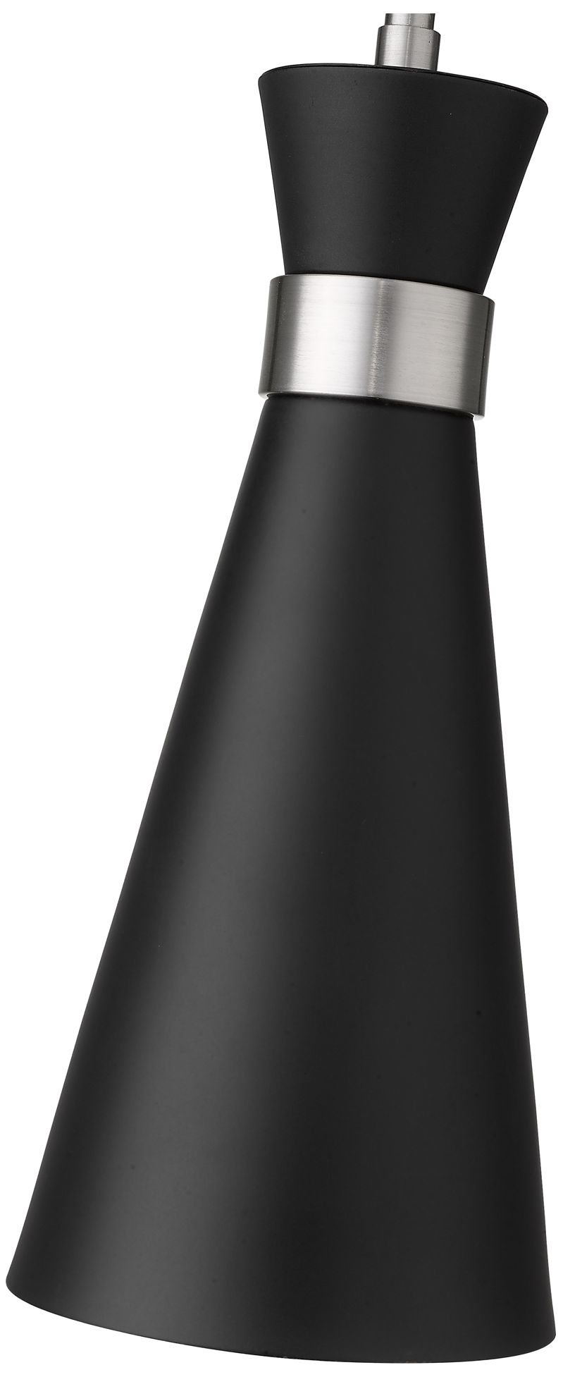 Image 6 Soriano by Z-Lite Matte Black Brushed Nickel 5.5 inch 1 Light Mini Pendant more views