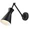 Soriano Matte Black Articulating Arm Wall Lamp