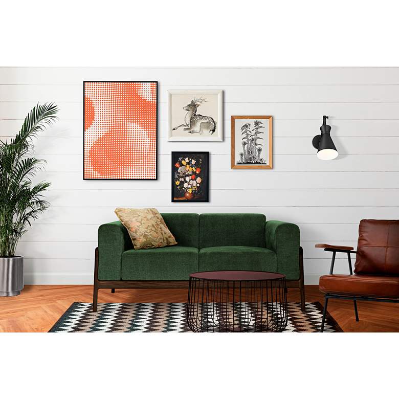 Image 2 Soriano Matte Black Articulating Arm Wall Lamp