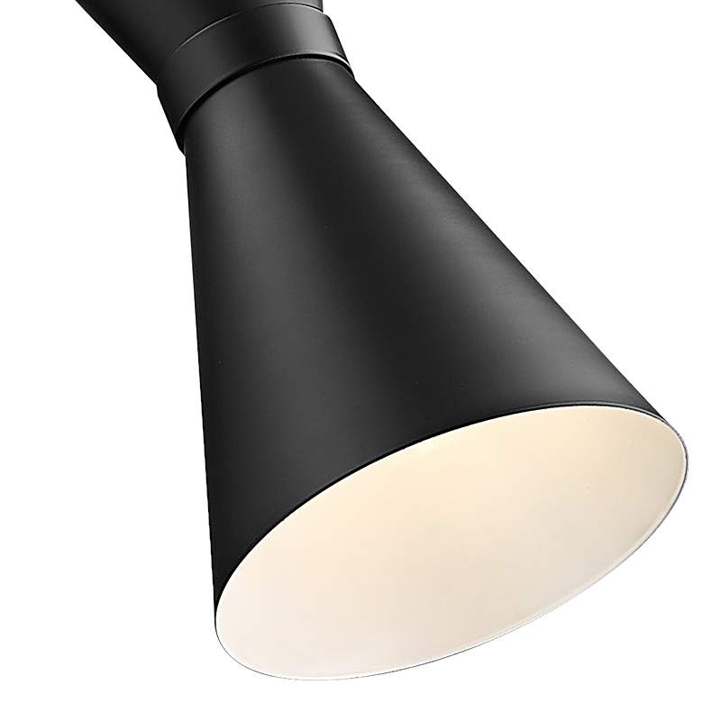 Image 4 Soriano Matte Black Articulating Arm Wall Lamp more views