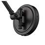 Soriano Matte Black Articulating Arm Wall Lamp in scene