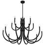 Thumbnail4 of Sorrento 15-Light Chandelier in Matte Black more views
