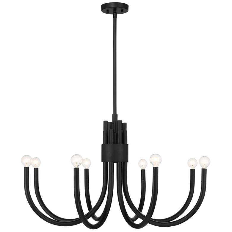 Image 1 Sorrento 8-Light Chandelier in Matte Black