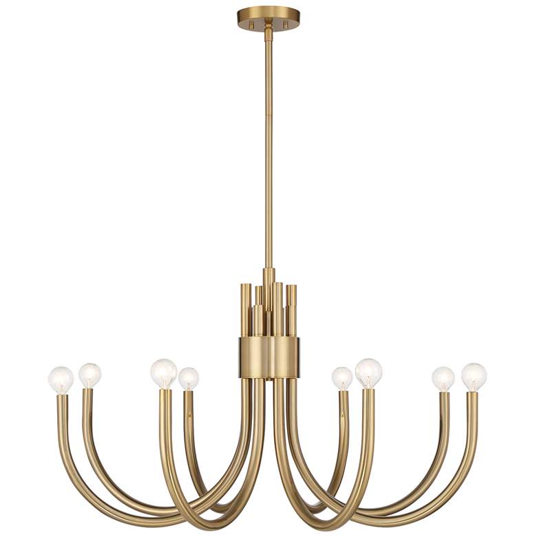 Image 1 Sorrento 8-Light Chandelier in Noble Brass