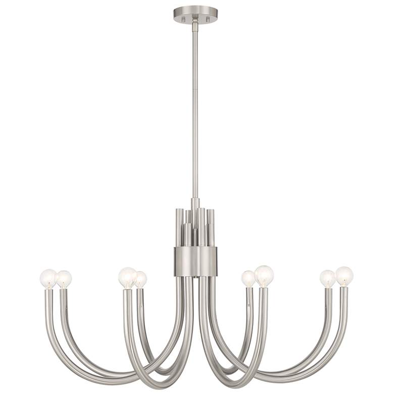 Image 1 Sorrento 8-Light Chandelier in Satin Nickel