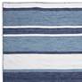 Sorrento Boat Stripe 631733 5&#39;x7&#39;6" Navy Outdoor Area Rug