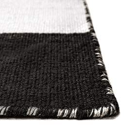 Image5 of Sorrento Rugby Stripe 630248 3'6"x5'6" Black Outdoor Rug more views